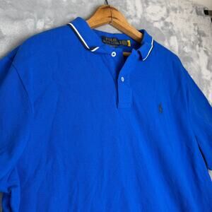 Polo Ralph Lauren Mens XL Classic Fit Blue Short Sleeve Polo Shirt